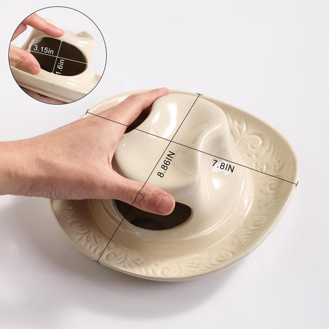 KGCCIZI Ceramic wall vase with waterproof interior for bathroom plants.