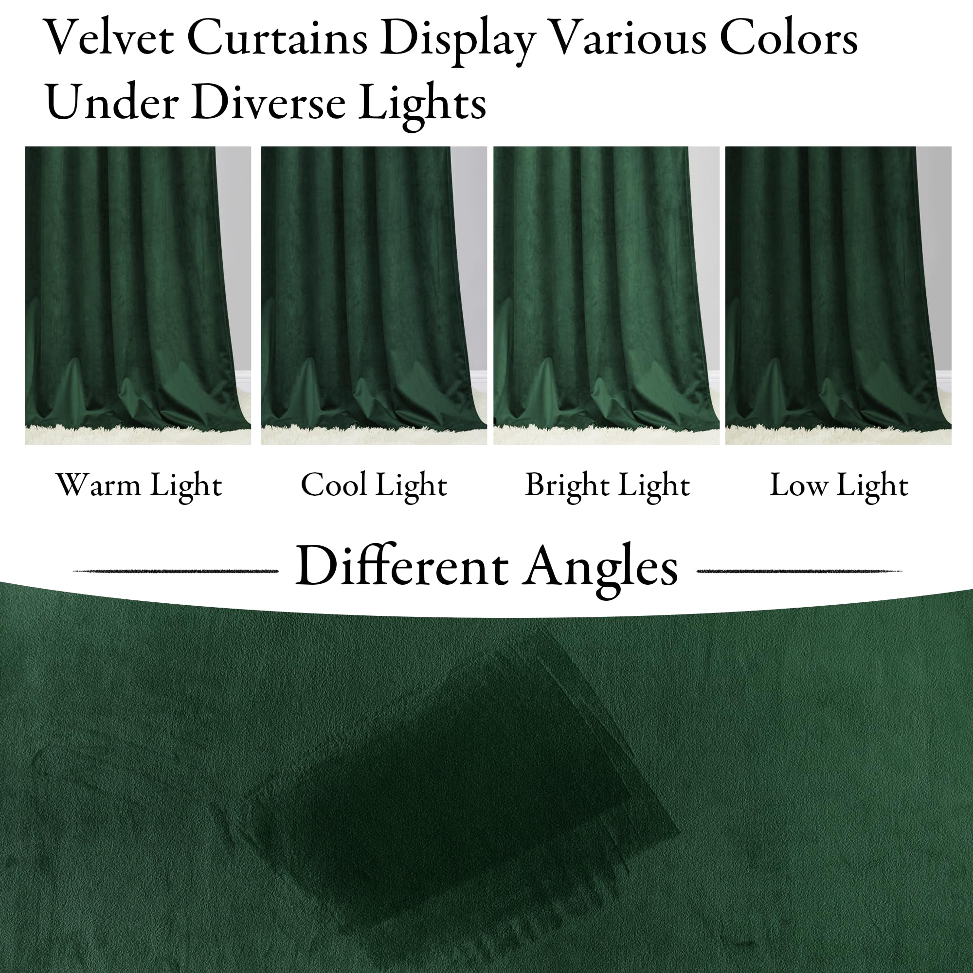 KGORGE two-panel set complements modern green interiors with plush texture.