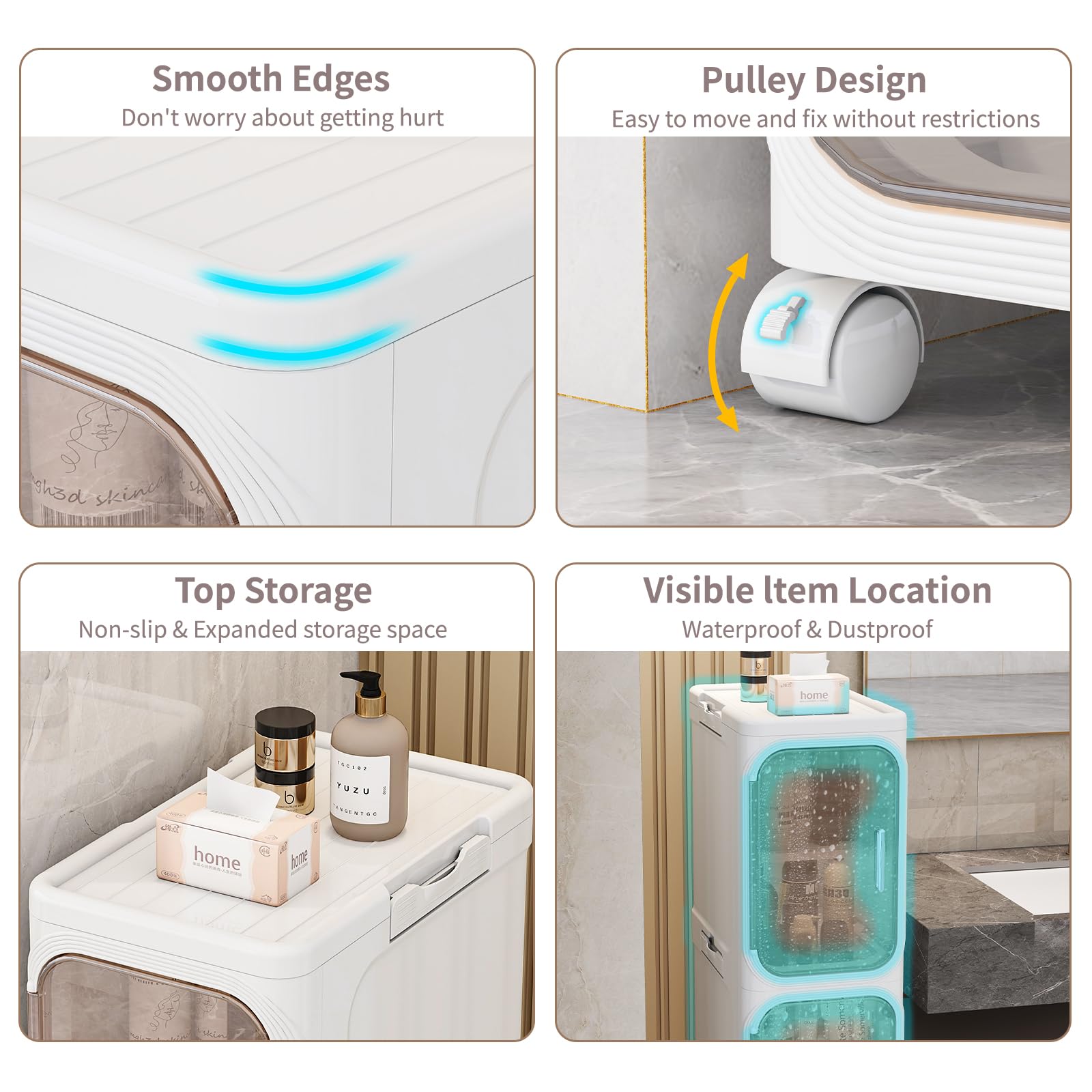 KHNR adjustable shelving shows customizable storage for tall bottles.