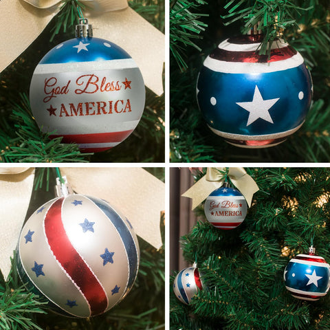KI Store patriotic decor set suitable for indoor and outdoor celebrations.