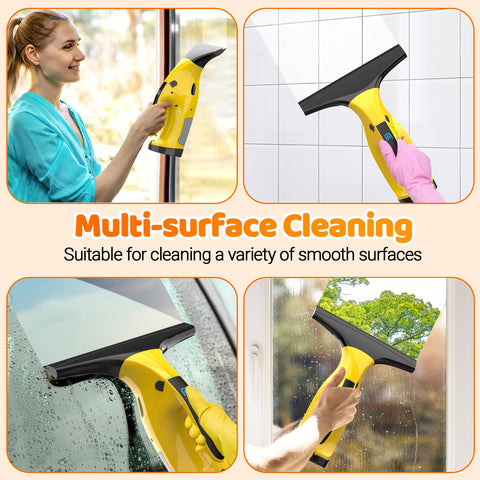 Kiato includes two squeegees: 11-inch and 6.7-inch for corners