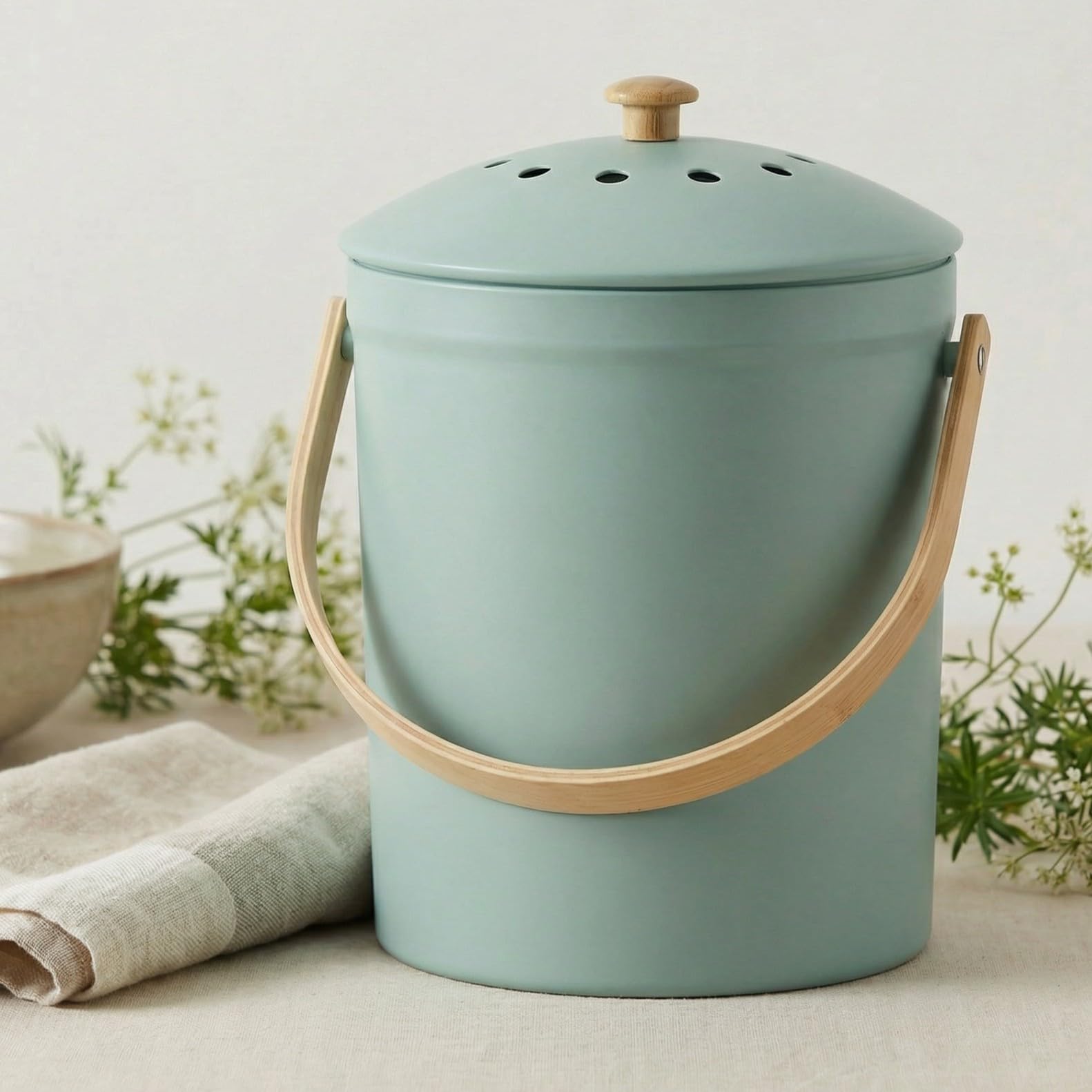 KIBAGA compact countertop design fits neatly on a kitchen surface