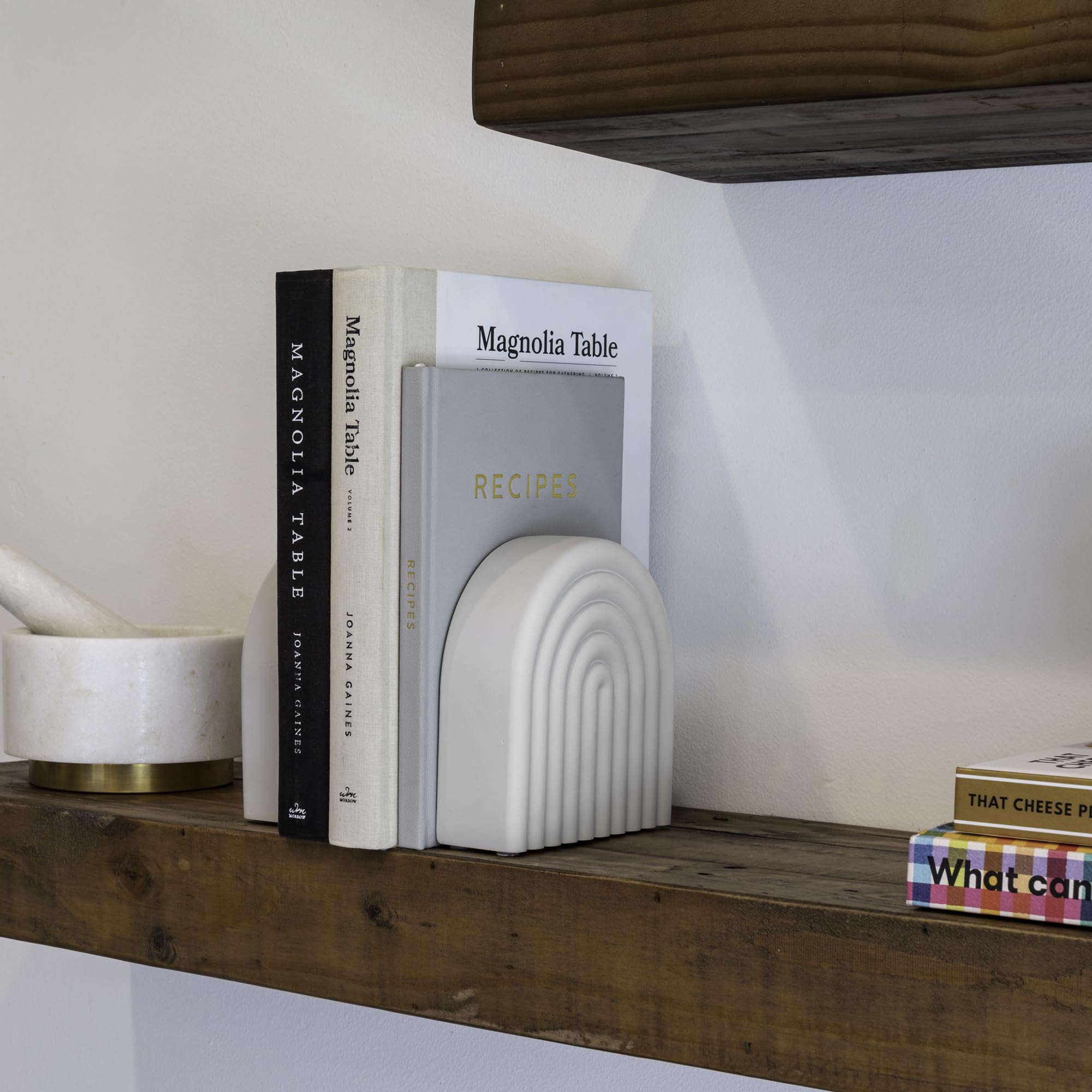 KIBAGA decorative bookend blends practicality with chic home or office decor.