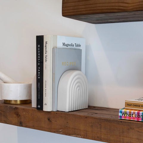 KIBAGA decorative bookend blends practicality with chic home or office decor.