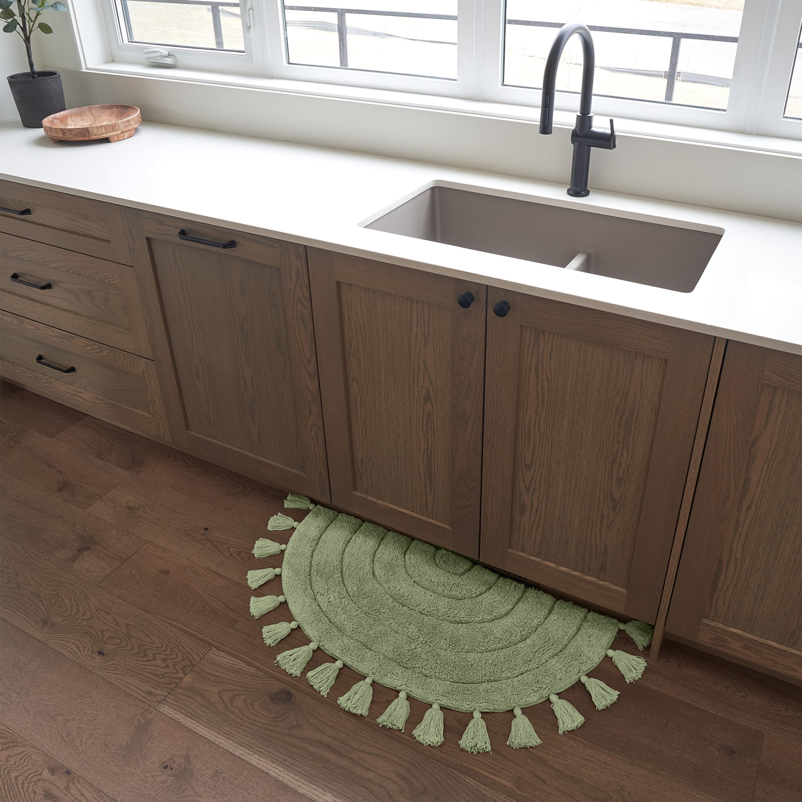 KIBAGA soft cotton rug suitable for bathroom or bedroom