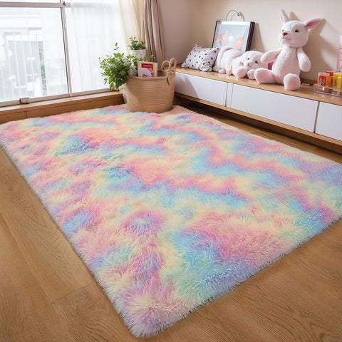 KICHOWUA rainbow colors brighten bedrooms, nurseries, and living spaces.