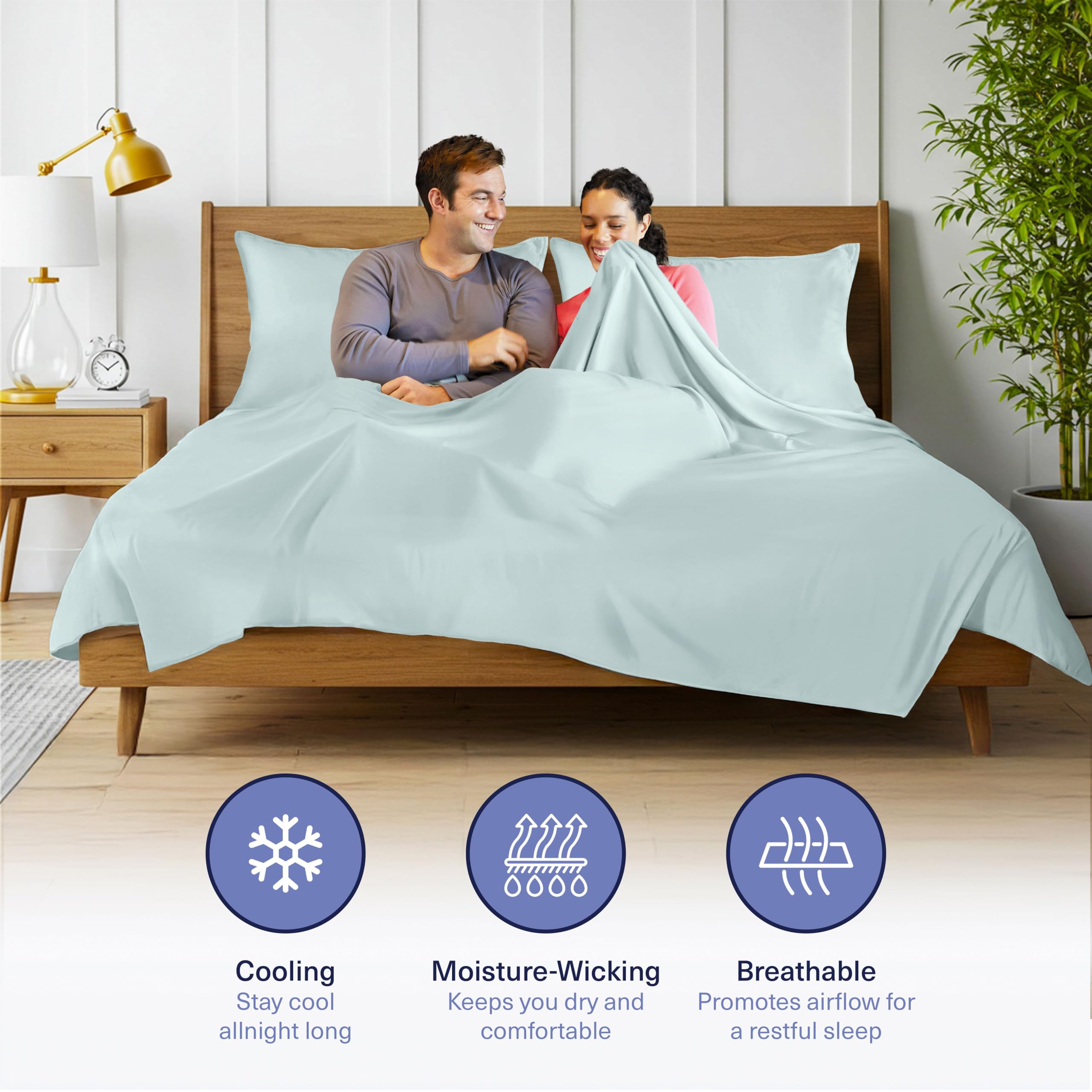 Kickoff Home bamboo pillowcases 20x40 smooth pillow transition