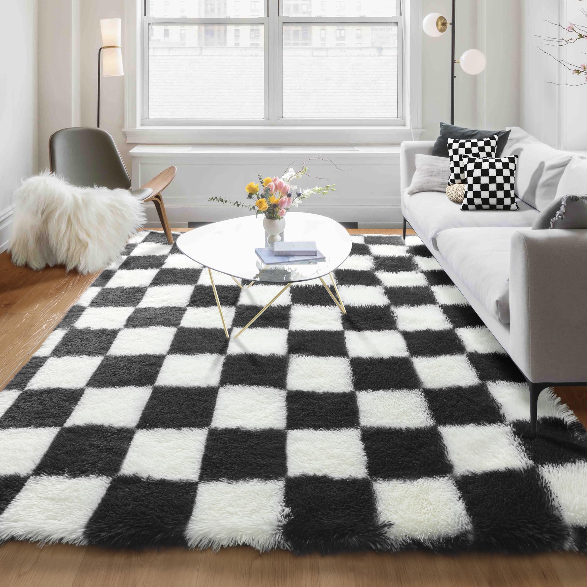 KICMOR easy-clean rug stays fresh with simple wipe or gentle vacuum.