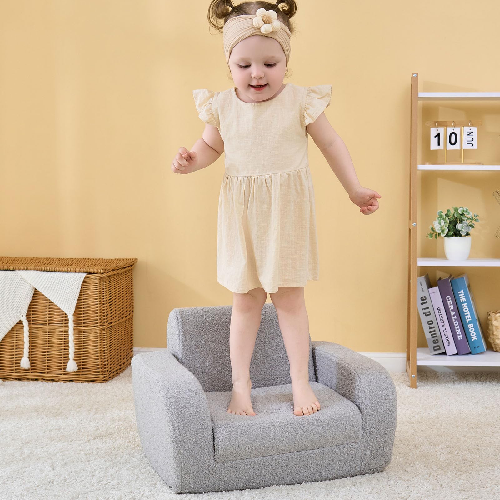 KidBloom gift idea for 1 year olds offers a cozy versatile seating option