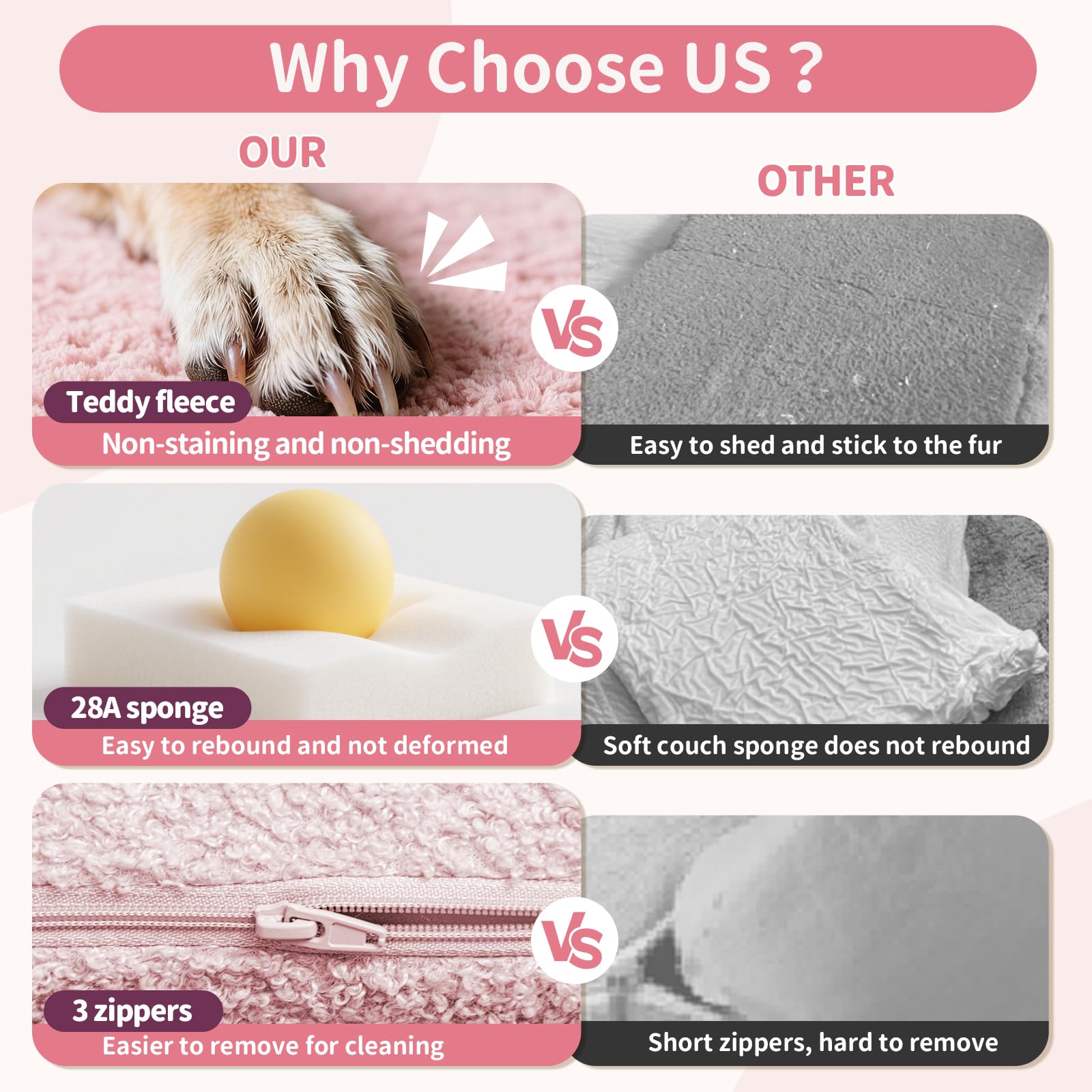 KidBloom Sherpa fleece cover is soft and machine washable.
