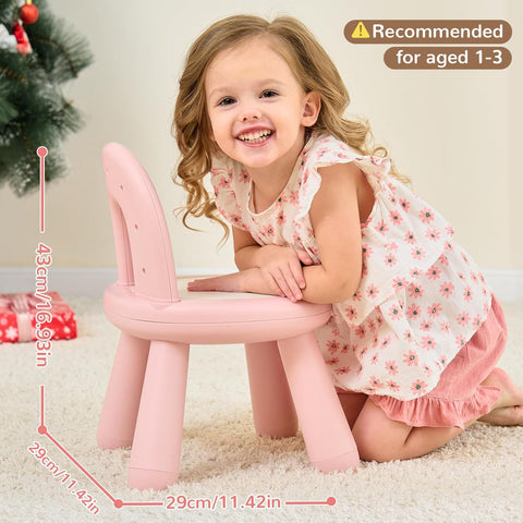 KidBloom toddler chair anti-tip design keeps young sitters safe during meals