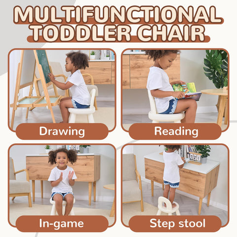 KidBloom Toddler Chair easy-assembly design invites quick setup