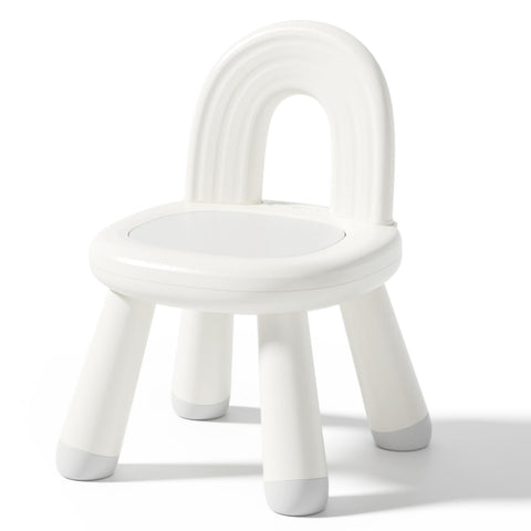 KidBloom Toddler Chair with rainbow backrest provides cozy seating for playful mornings