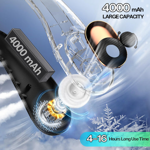 KIDEE bladeless neck fan safety feature reduces hair snagging.