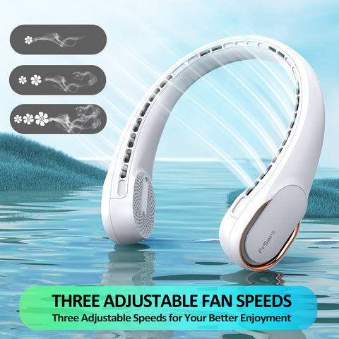 KIDEE portable lightweight neck fan fits easily in bags
