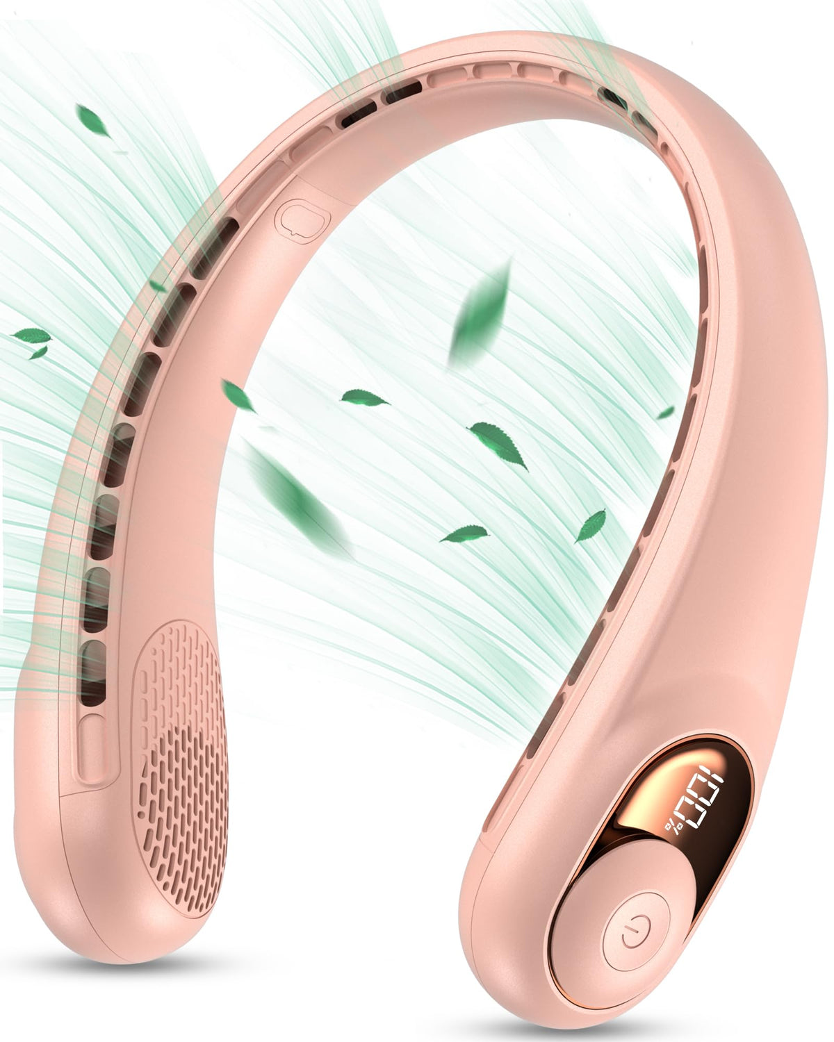 KID EE neck fan with turbo air boost delivers rapid cooling on the go.