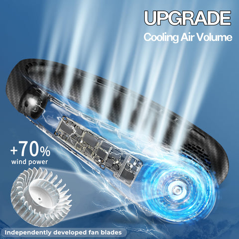 KIDEE neck fan turbo blades deliver cool airflow in seconds.