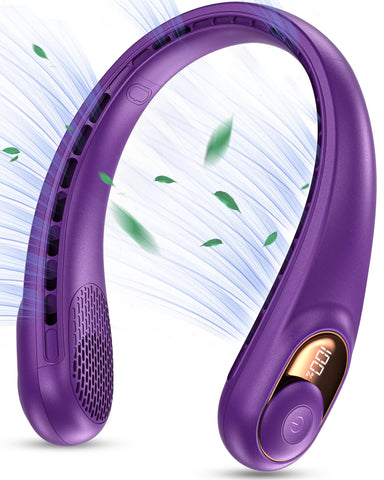 KIDEE neck fan USB charging makes daily use simple during commutes