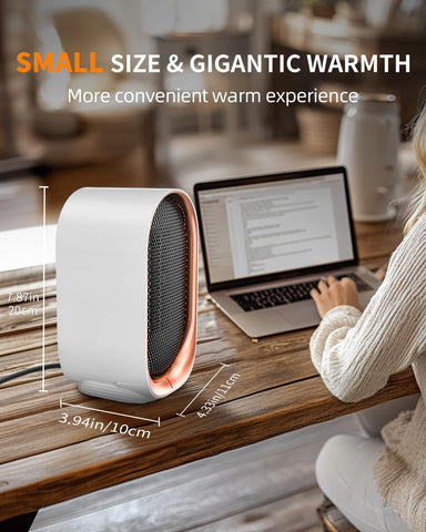 KIDEE space heater UL-listed and fire-resistant for safe use