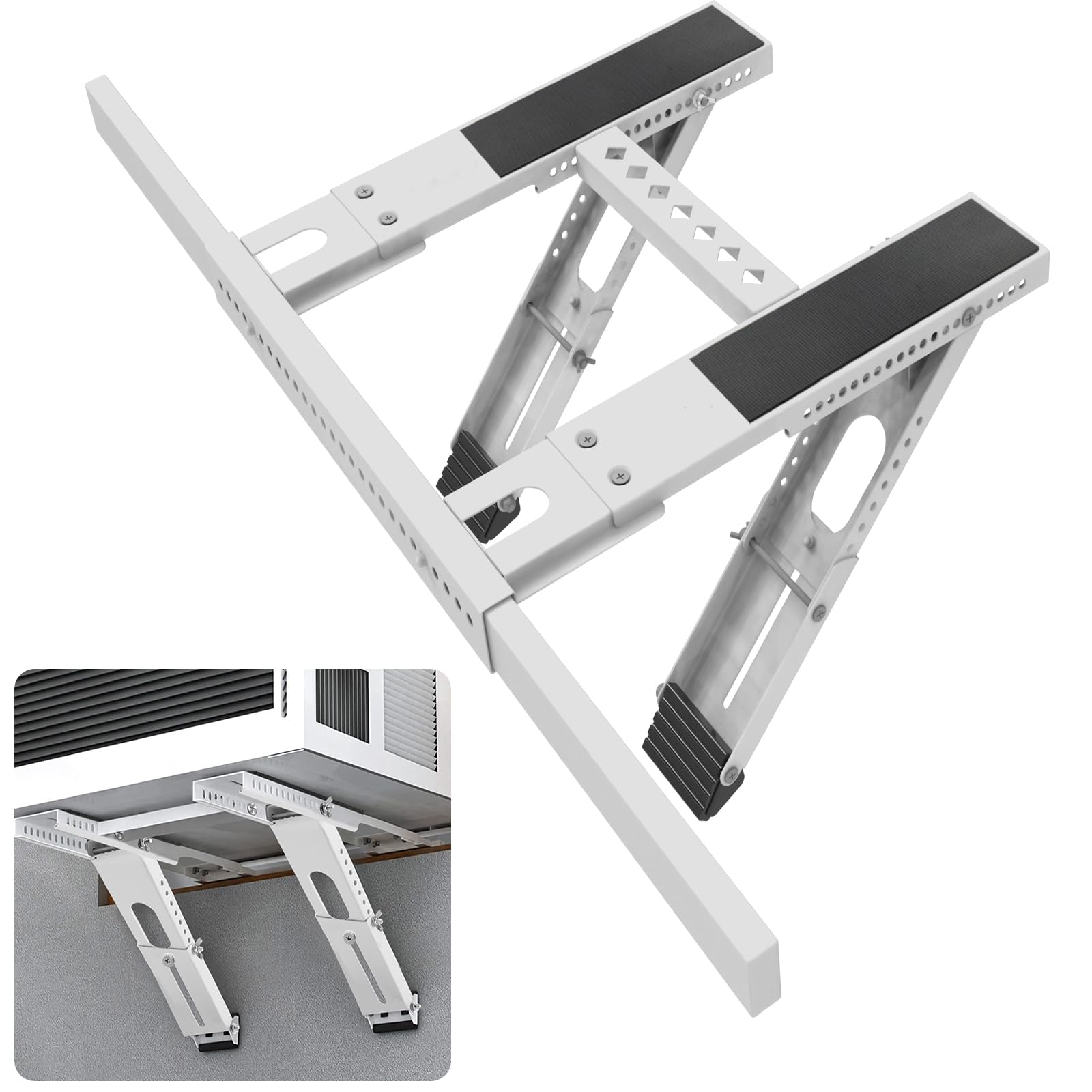 Kifiray universal window bracket assembly for quick, secure mounting