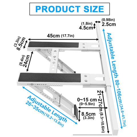 Kifiray window bracket fit range shows broad compatibility