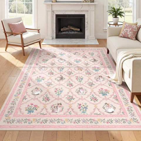 Kiginara cozy reading nook rug invites quiet storytime.