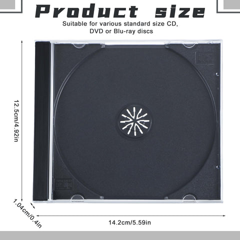 Kigley jewel case open-front design for quick CD retrieval