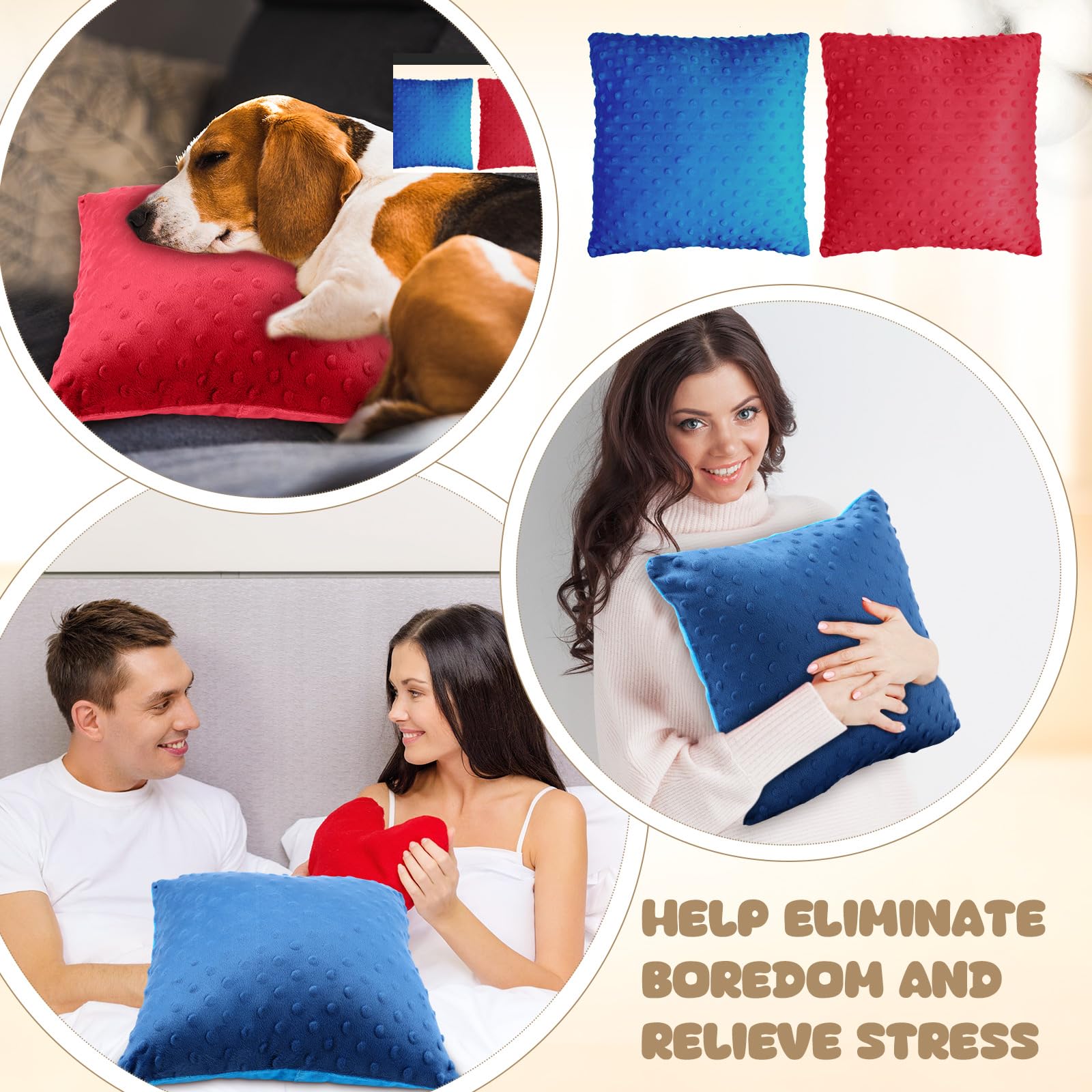 Kigley pillow with dual motors providing soothing vibrations
