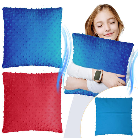 Kigley sensory pillow 12x12 with textured surface for calm relaxation