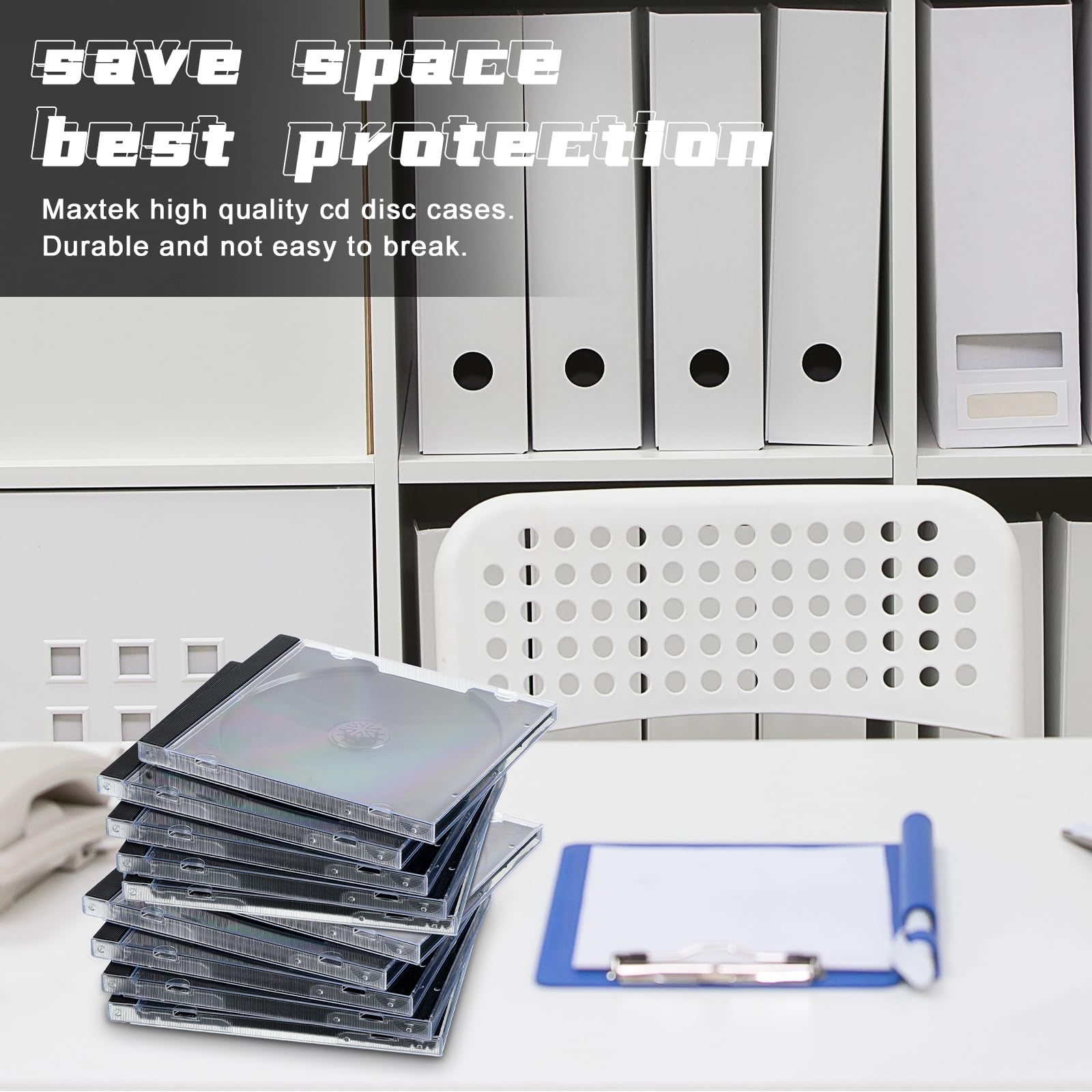 Kigley standard-size CD/DVD case fits most discs