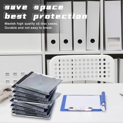 Kigley standard-size CD/DVD case fits most discs