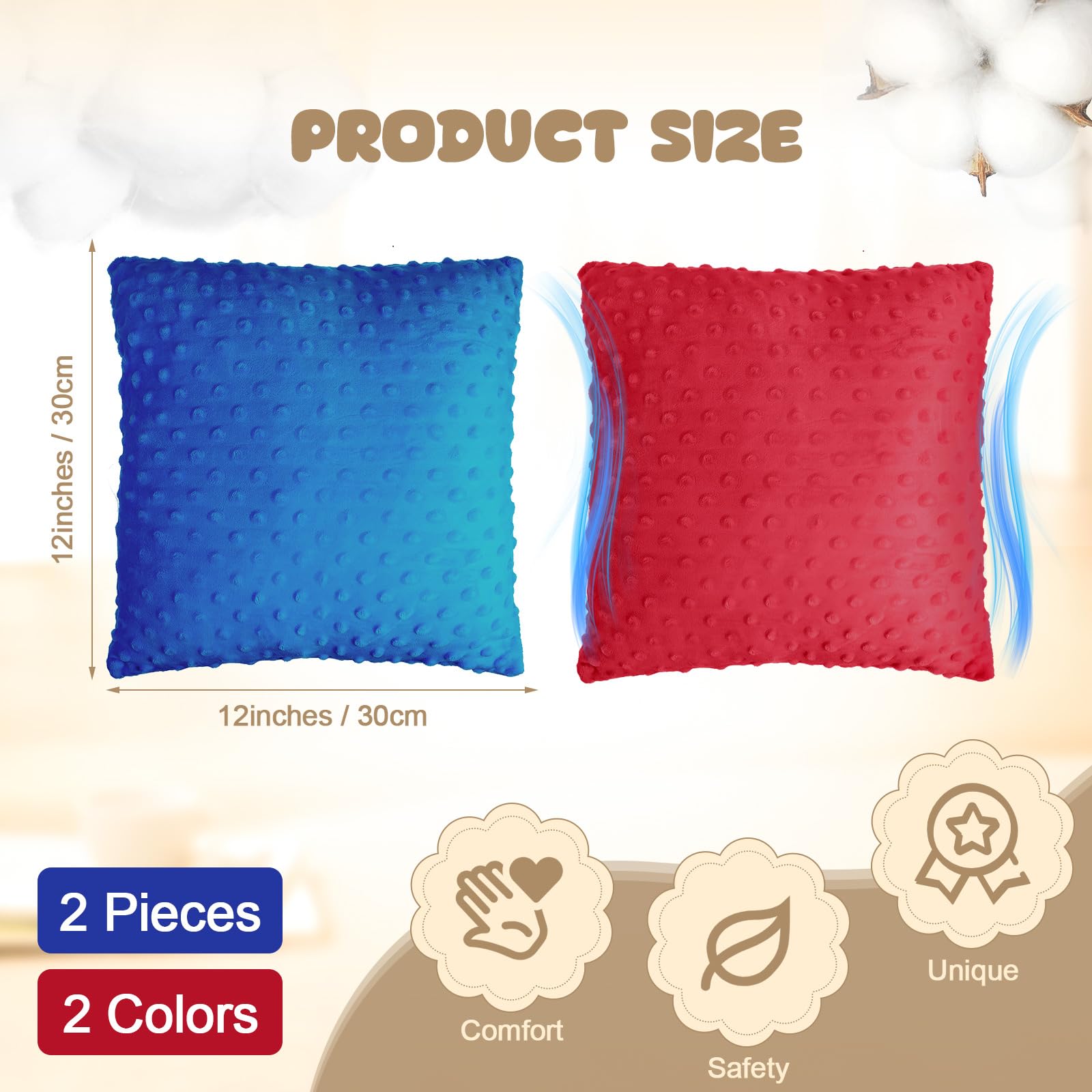 Kigley vibrating pillow used on couch for quick stress relief