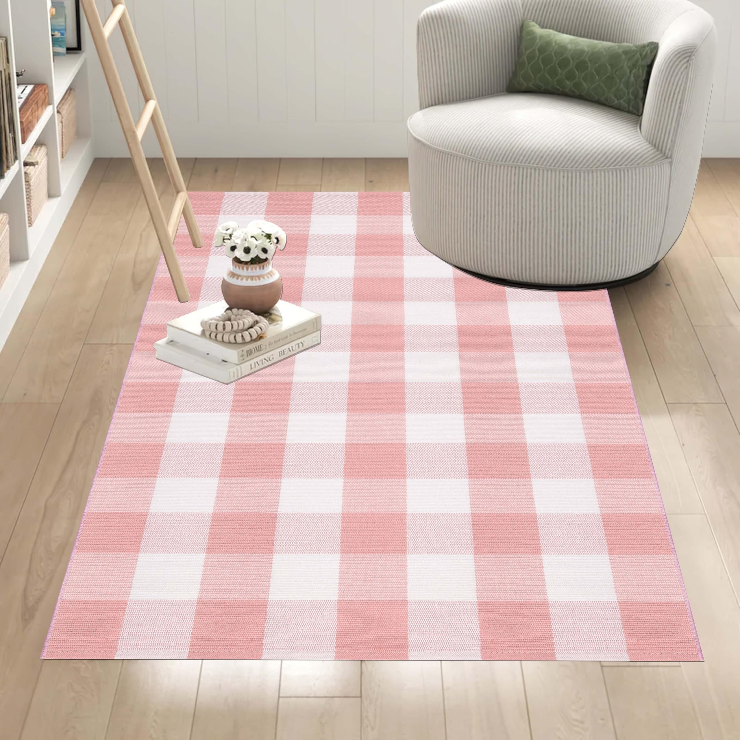 KIhipIoe indoor-outdoor entrance rug ready for porch or foyer with versatile use.