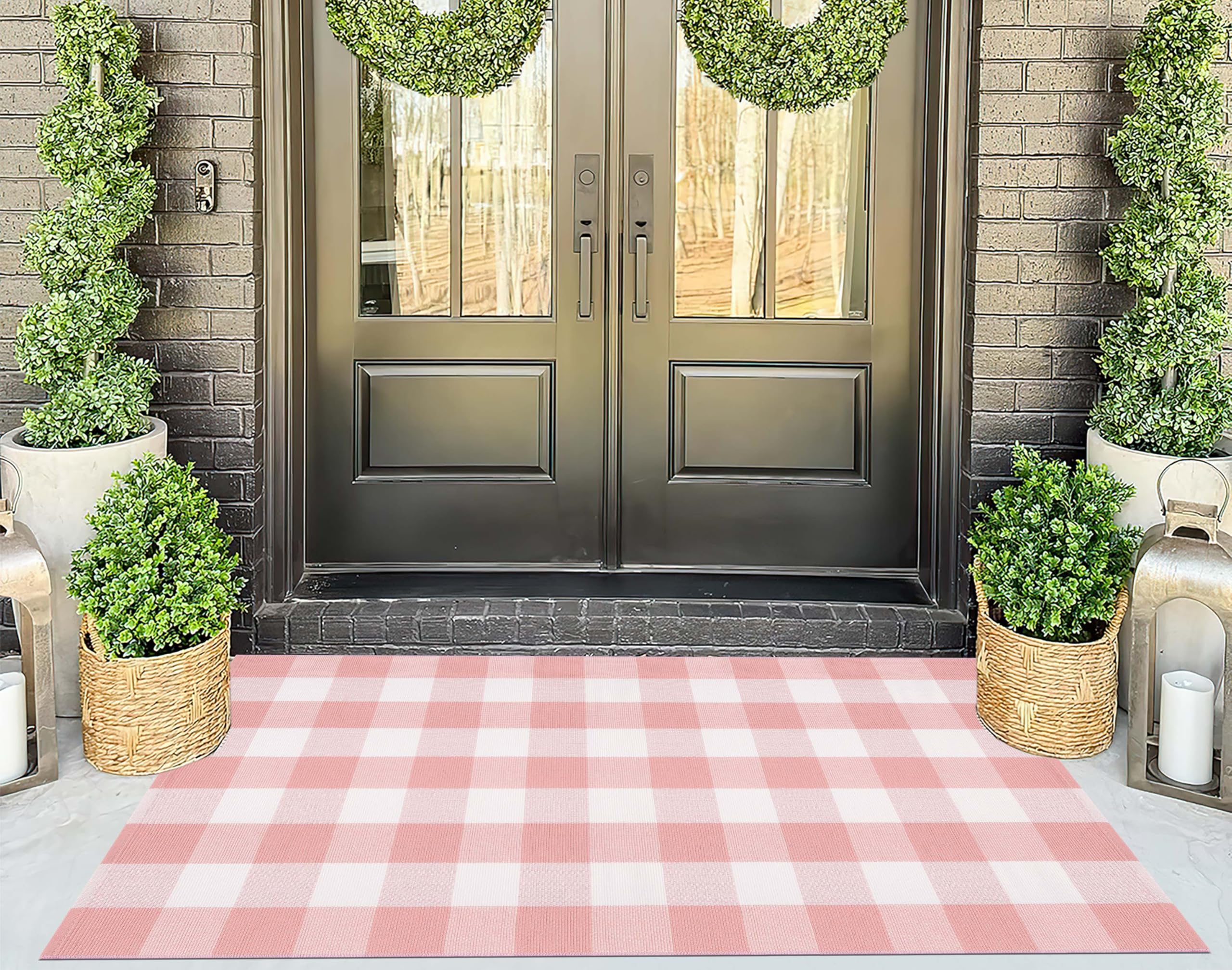 KIhipIoe kitchen entryway rug multi-use for kitchens, hallways, and dining spaces.