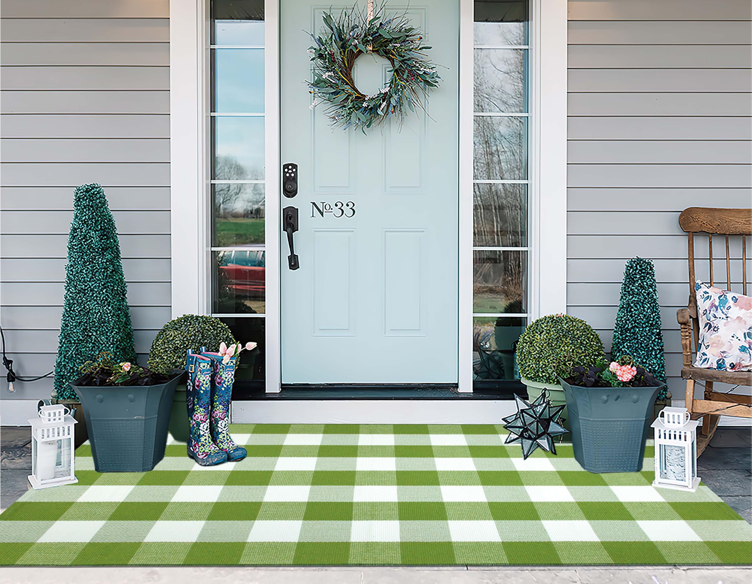 KIhipIoe washable rug stays fresh after daily traffic and pets.