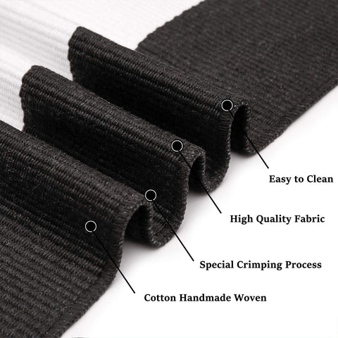 KILOCOCO cotton-polyester weave close-up shows tight construction resisting fraying.