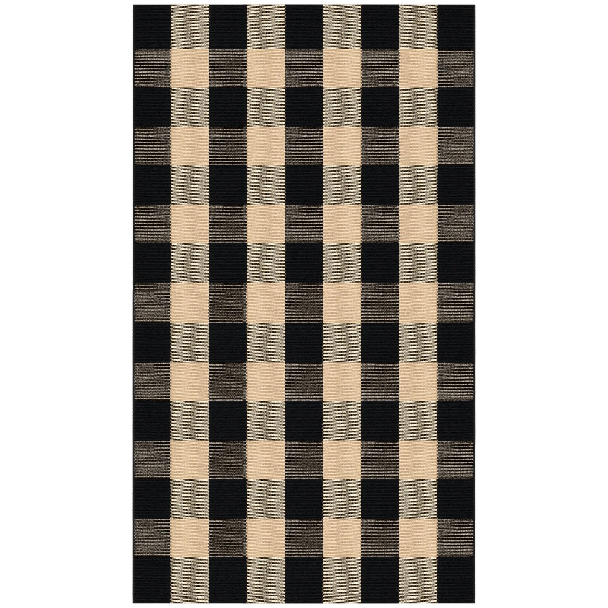 Gift-ready Buffalo Plaid Rug suitable for housewarmings and holidays.