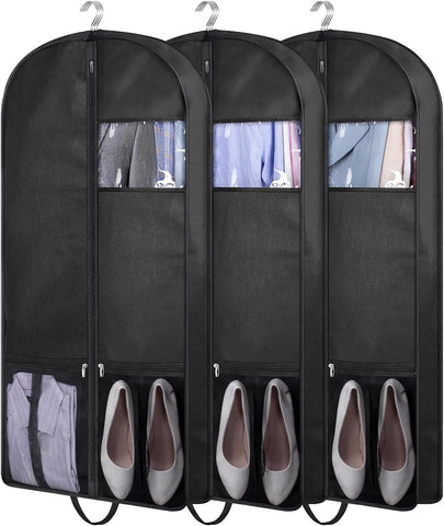 KIMBORA 43-inch suit bag with handle, perfect for travel and closet organization.