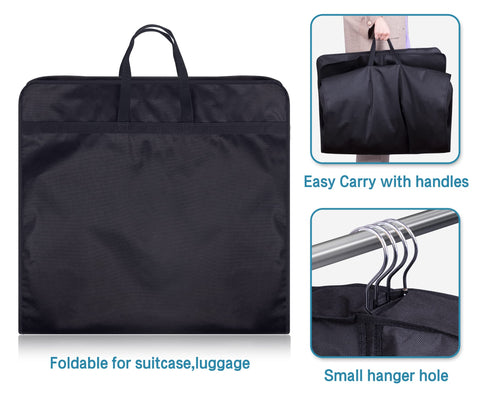 KIMBORA closet organizer bag helps tidy suits and dresses