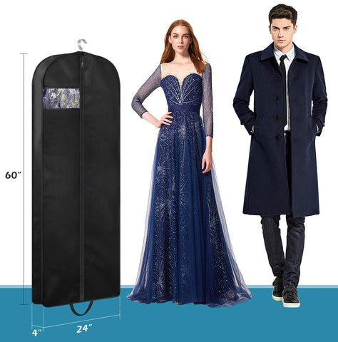 KIMBORA long gowns stay hanging neatly inside the bag