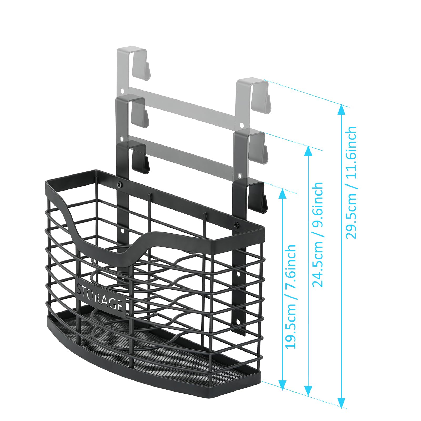 KIMERSE easy-install setup with screws and adhesive backing included.