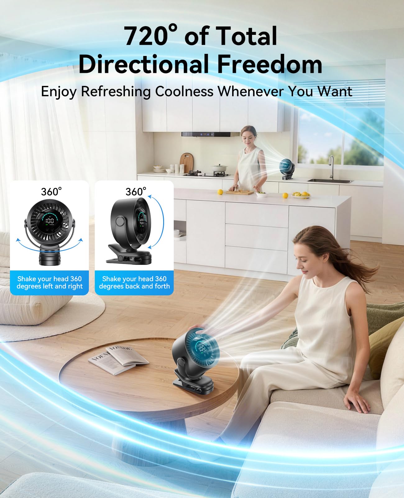 KIMMOO lightweight design makes portability easy for travel.