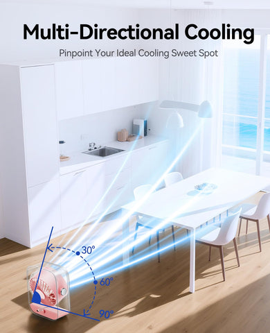 KIMMOO Desk Fan with 100-speed control lets you dial in the perfect breeze.