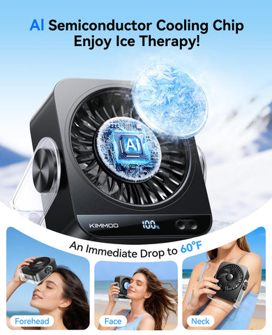 KIMMOO fan with 199 speeds enables precise cooling control