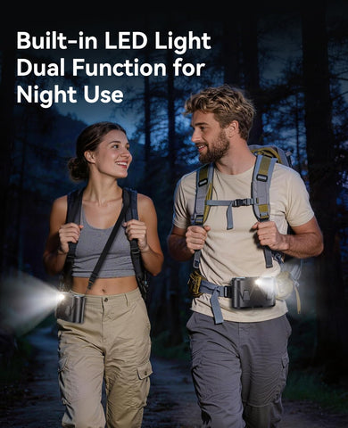 KIMMOO built-in LED light supports night tasks and outdoor visibility.