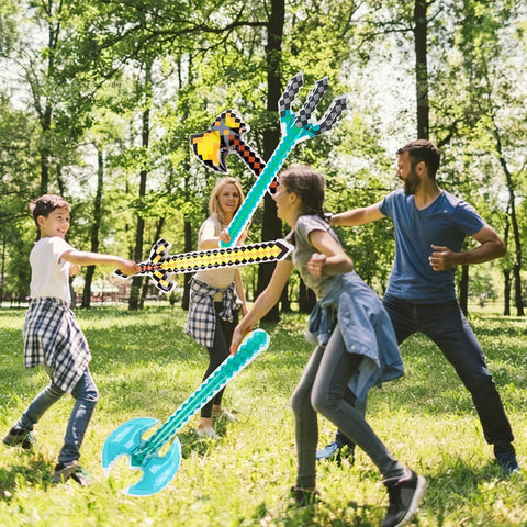 KIMOBER double-sided axes prop delivers bold visuals for cosplay and theater staging.
