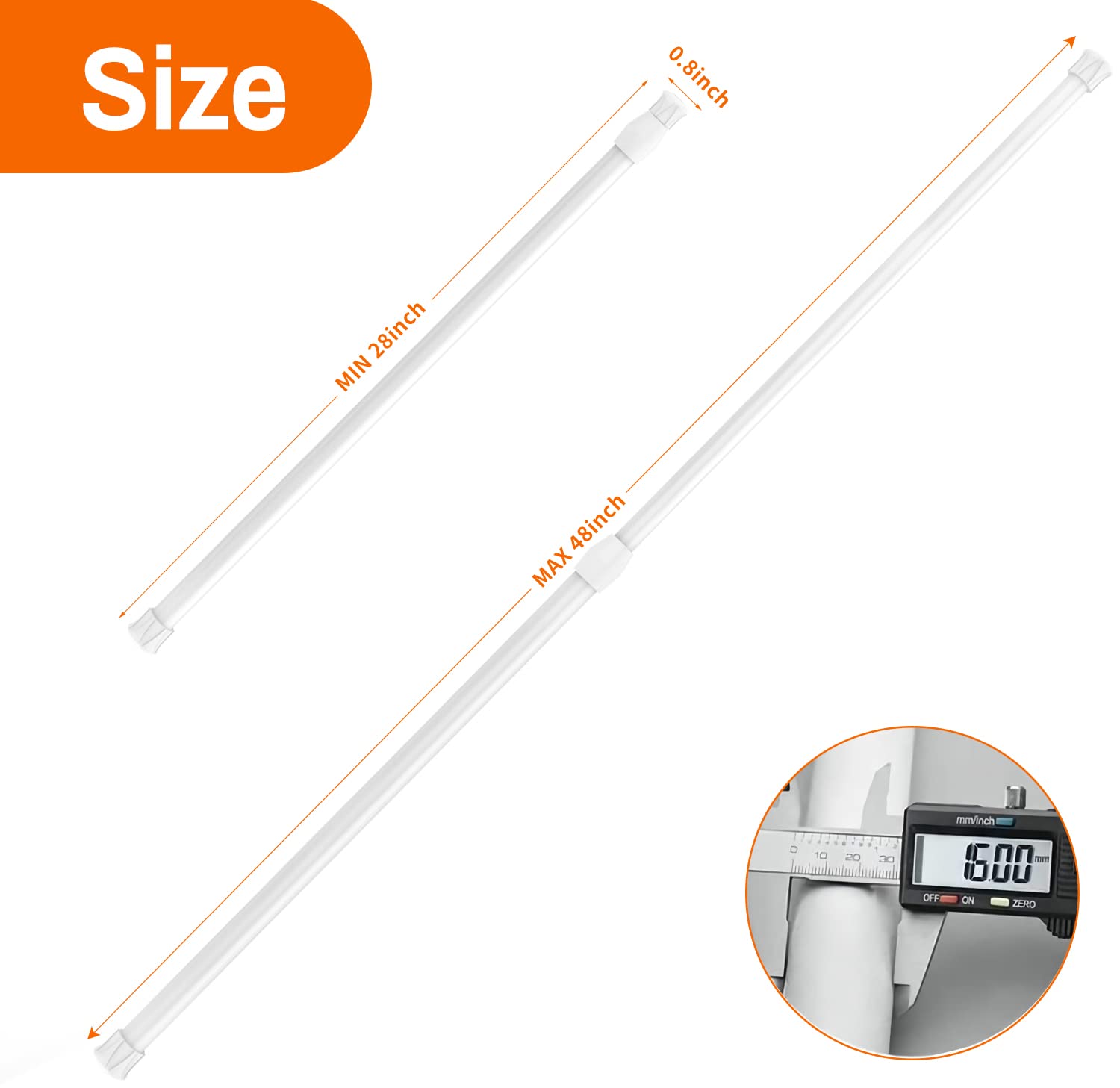Kimwason tension rod demonstrates easy twist setup for quick mounting