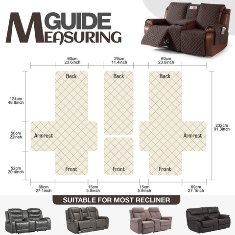 KinCam color-options recliner cover complements home decor.