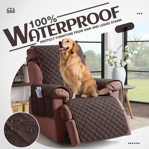KinCam recliner cover features anti-slip bottom to stay in place.