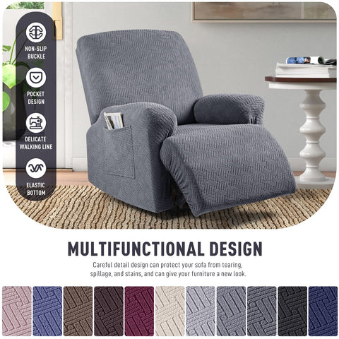 KinCam recliner cover size guide helps match your chair